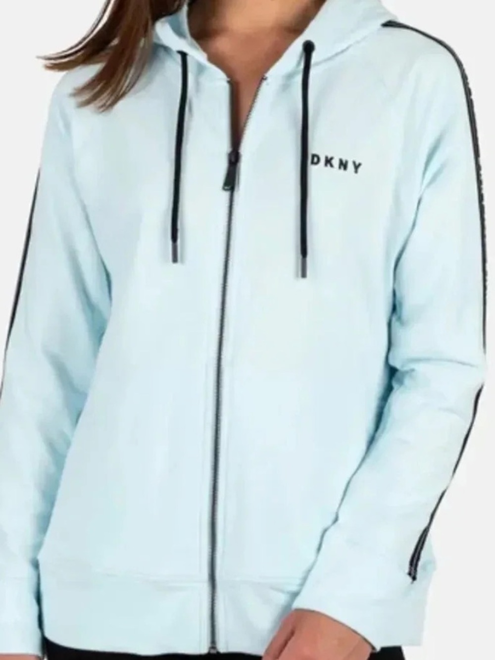 DKNY Hooded Zip Up Jacket